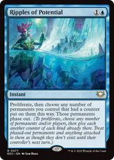 Ondulações de Potencial / Ripples of Potential - Magic: The Gathering - MoxLand